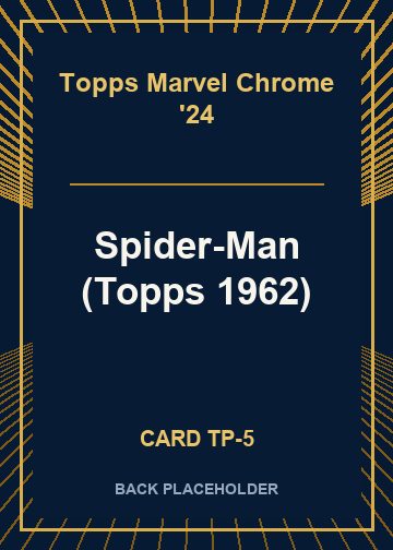 Spider-Man (Topps 1962) back card image