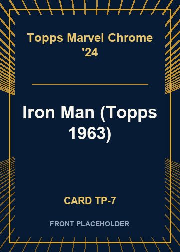 Iron Man (Topps 1963) card thumbnail