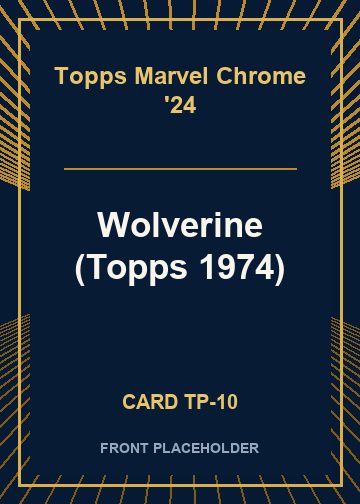 Wolverine (Topps 1974) card thumbnail