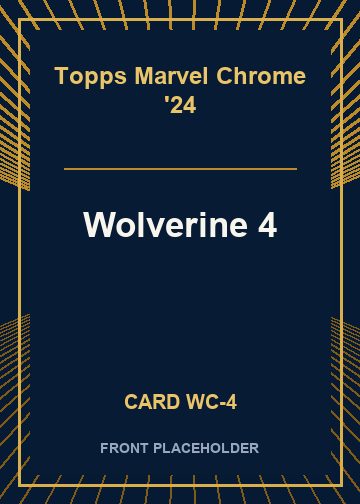 Wolverine 4 card thumbnail