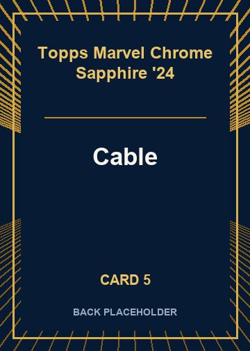 Cable back artwork