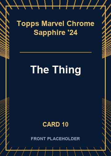 The Thing front artwork