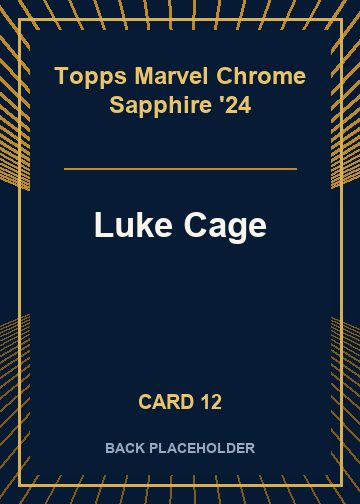 Luke Cage back artwork