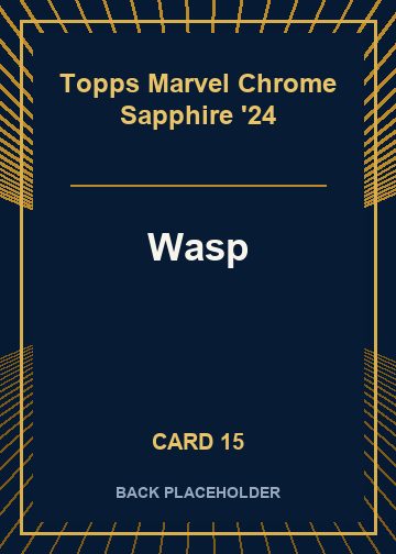Wasp back artwork