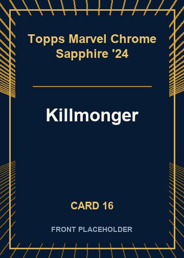 Killmonger front artwork