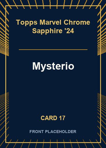 Mysterio front artwork