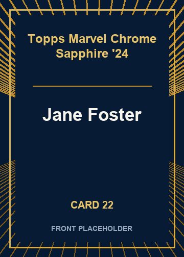 Jane Foster front artwork