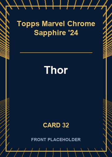 Thor front artwork