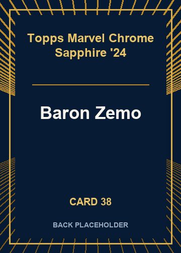 Baron Zemo back card image