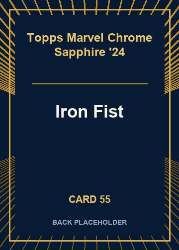 Iron Fist back card image