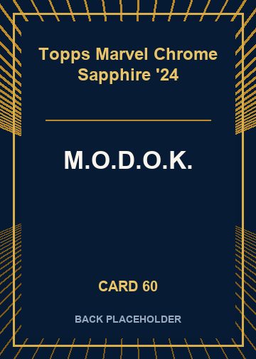 M.O.D.O.K. back card image
