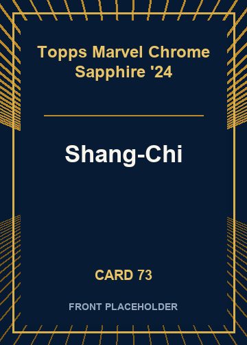 Shang-Chi front card image