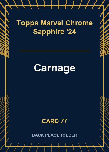 Carnage back card image