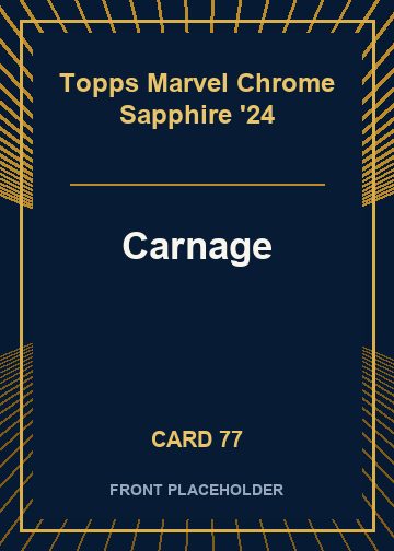 Carnage front card image