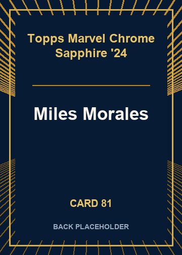Miles Morales back card image