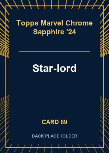 Star-lord back card image