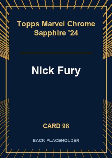 Nick Fury back card image