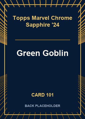 Green Goblin back card image