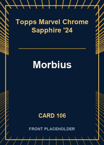 Morbius front card image