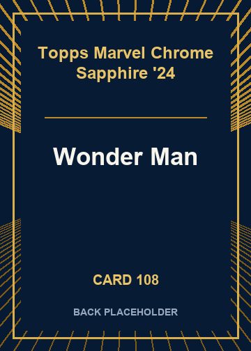 Wonder Man back card image