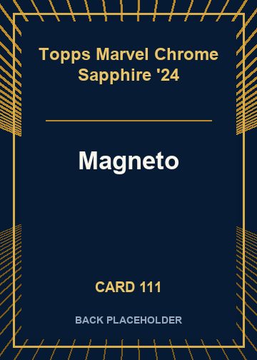 Magneto back card image