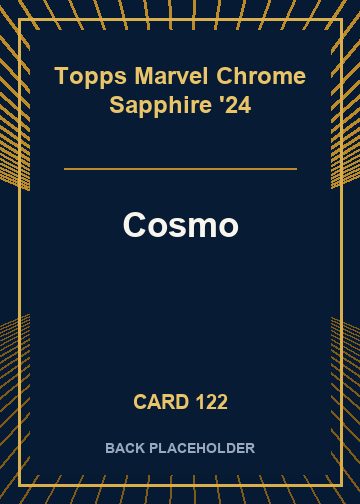 Cosmo back card image