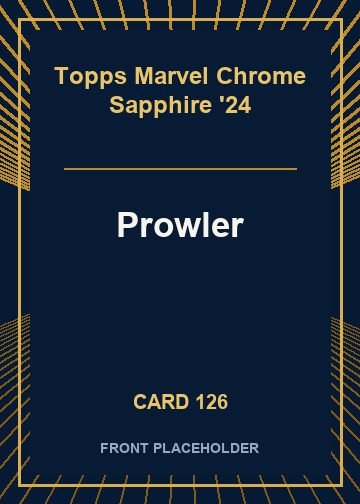 Prowler front card image