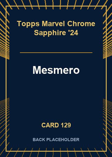 Mesmero back card image