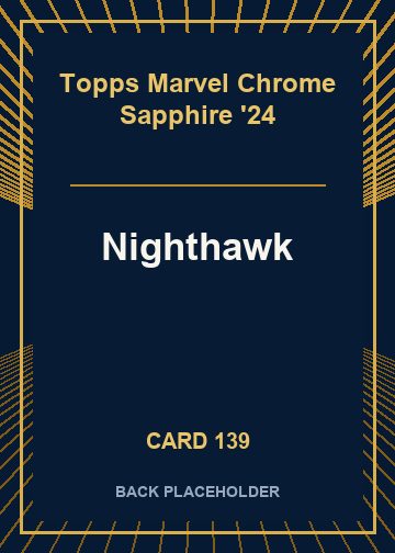 Nighthawk back card image