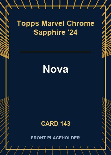 Nova front card image