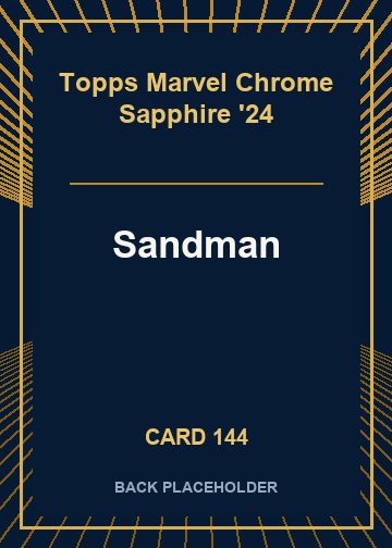 Sandman back card image