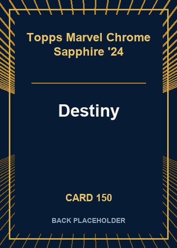 Destiny back card image