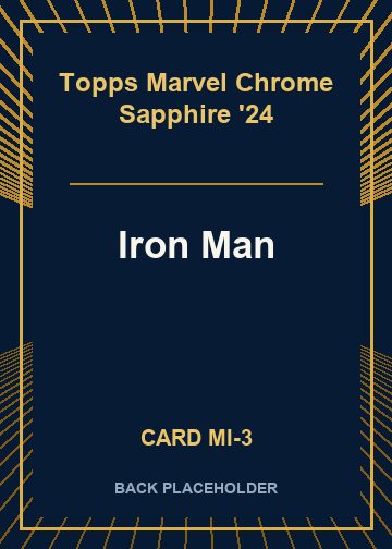 Iron Man back card image