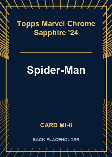 Spider-Man back card image