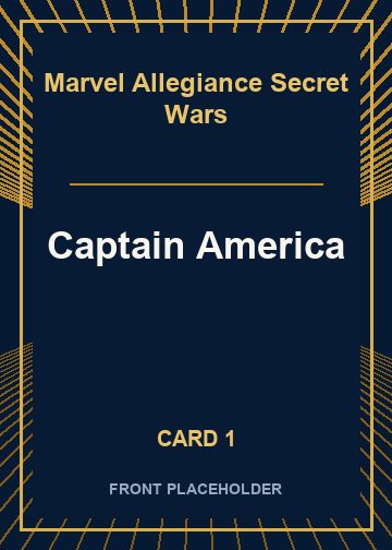 Captain America front artwork