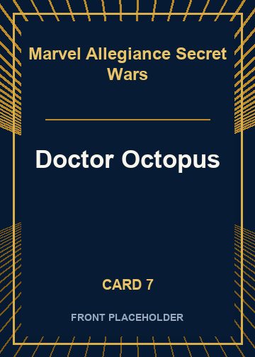 Doctor Octopus front artwork