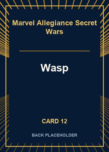 Wasp back artwork