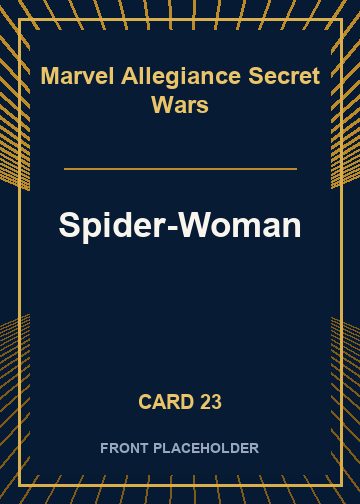 Spider-Woman front artwork