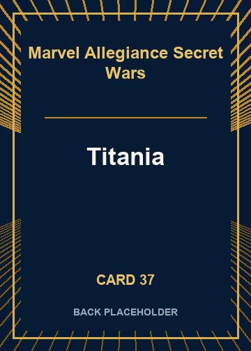 Titania back card image