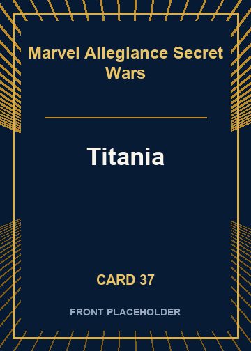 Titania front card image