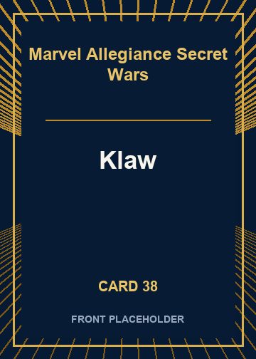 Klaw front card image