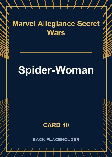 Spider-Woman back card image