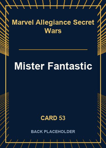 Mister Fantastic back card image