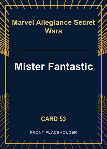 Mister Fantastic front card image