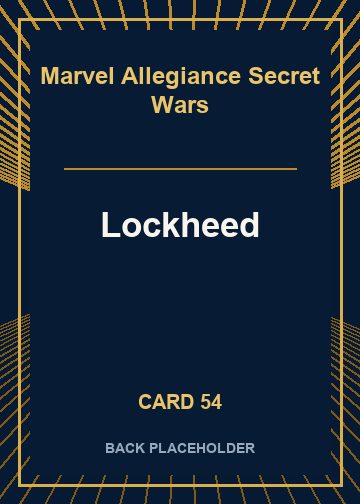 Lockheed back card image