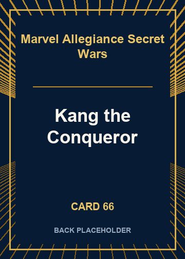 Kang the Conqueror back card image