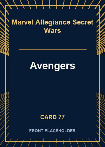Avengers front card image