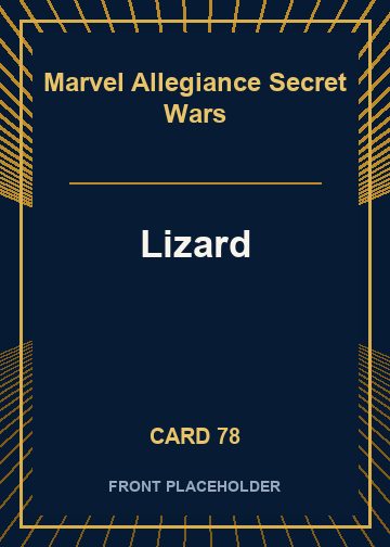 Lizard front card image