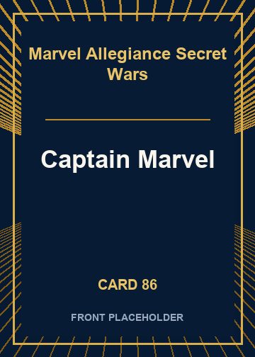 Captain Marvel front card image