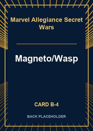 Magneto/Wasp back card image